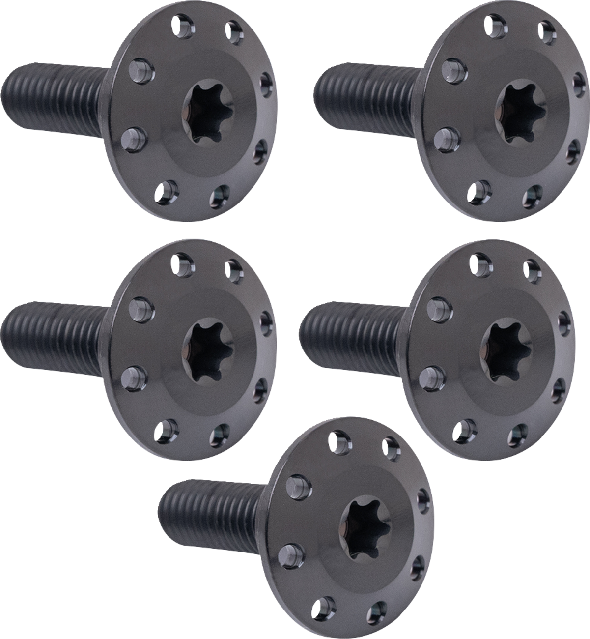 Bolt Kit - Holeshot/Front/Floating/Brake Rotor - Spoke Mount - Black - 5 Pack 2014 - 2025