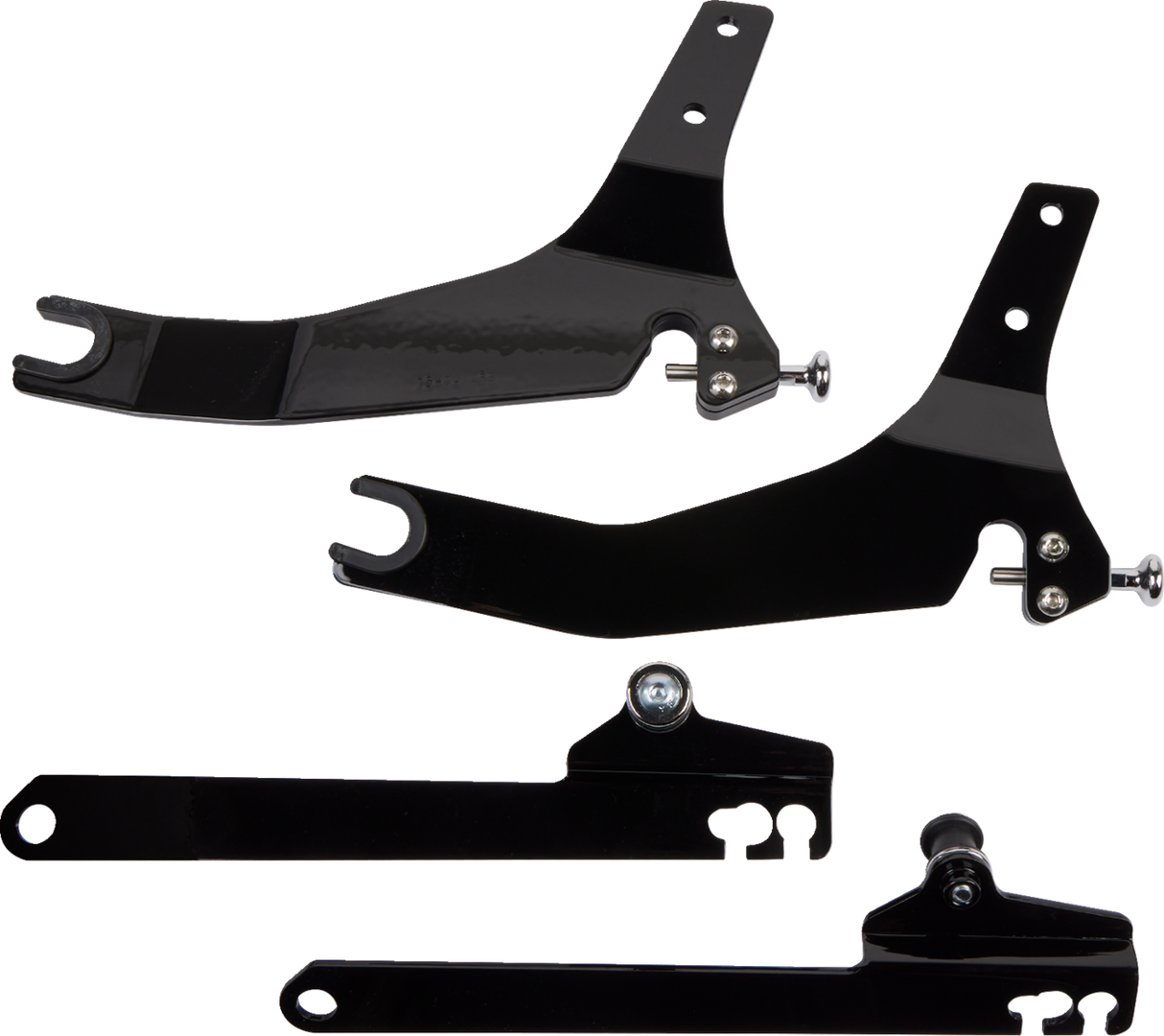 Backrest Kit - 14\" - Black - Dyna 2006 - 2017