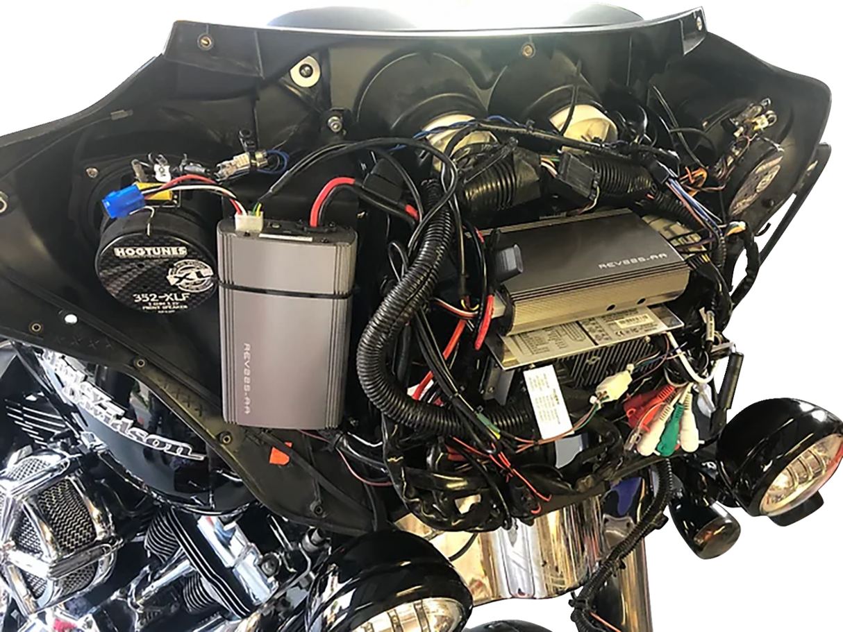 425 W Dual Amp/ 6 XL Speaker Kit - Harley Davidson 1998 - 2013