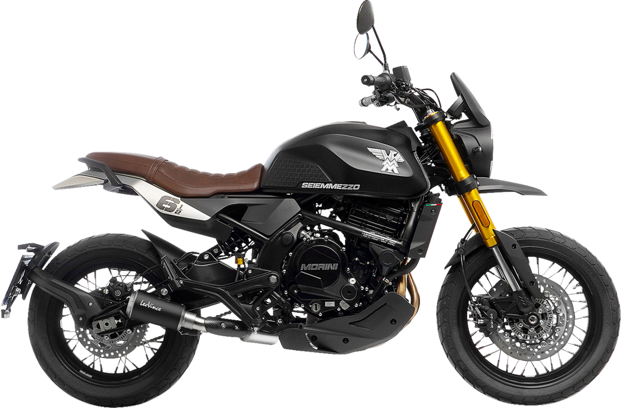 LV-10 Slip-On Muffler - Black Stainless Steel 2023 - 2024