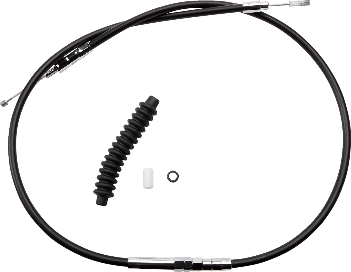 High-Efficiency Black Vinyl Clutch Cable - 50\" 1986 - 2013