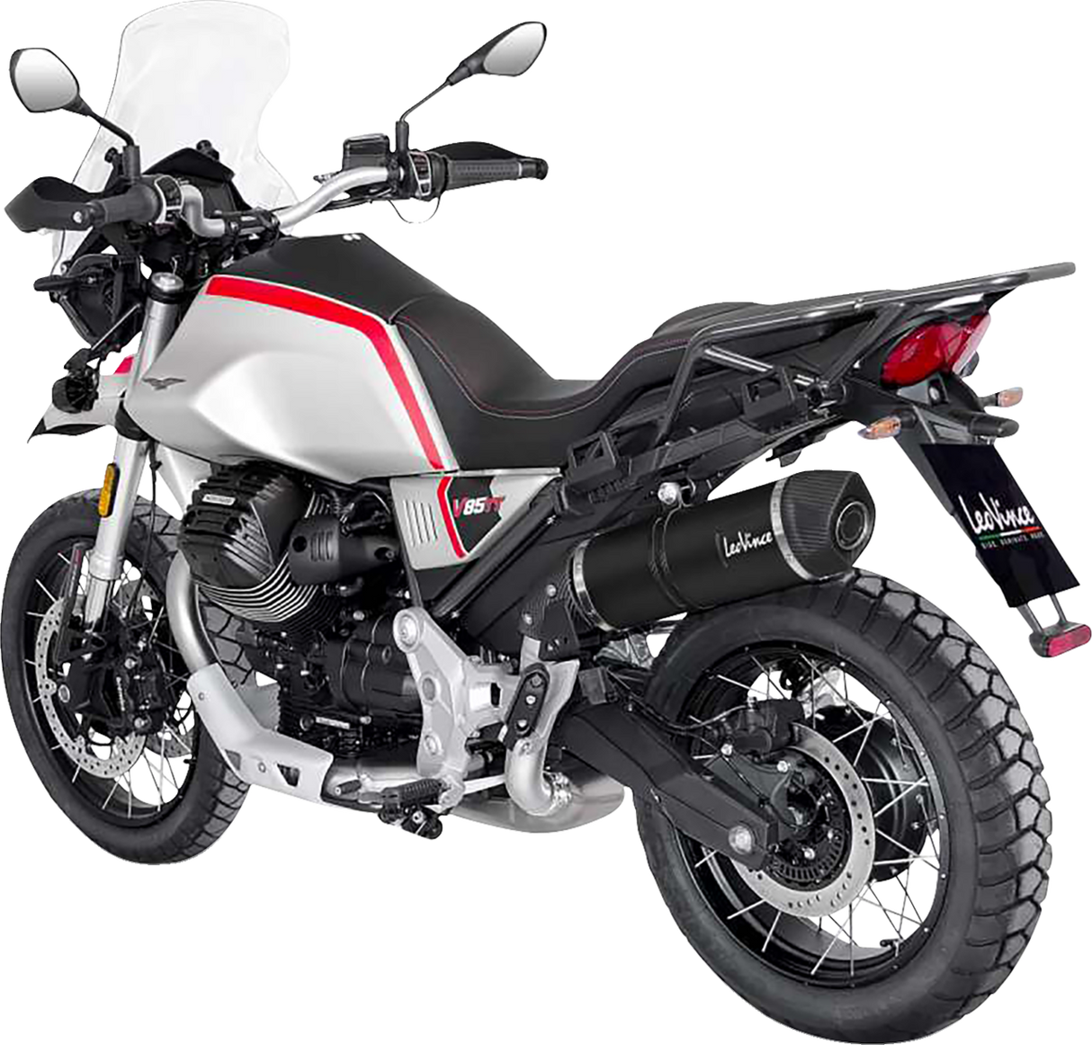 LV One EVO Slip-On Muffler - Black - V85 TT 2019 - 2025