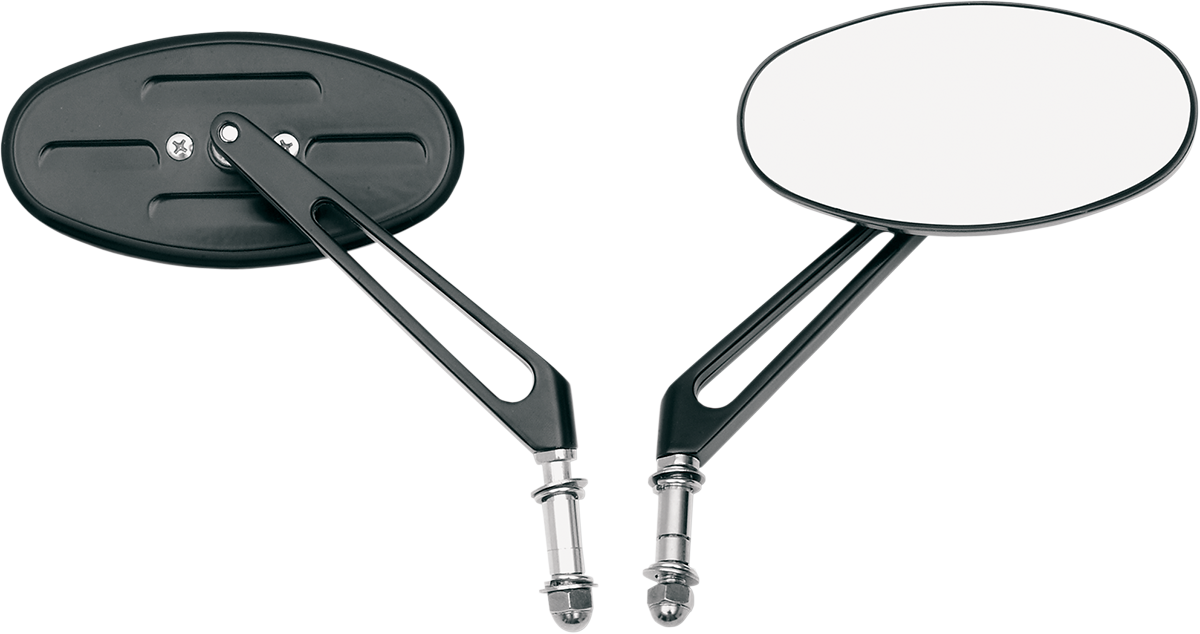 Mirror - Stealth II - Side View - Oval - Black 2022 - 2023