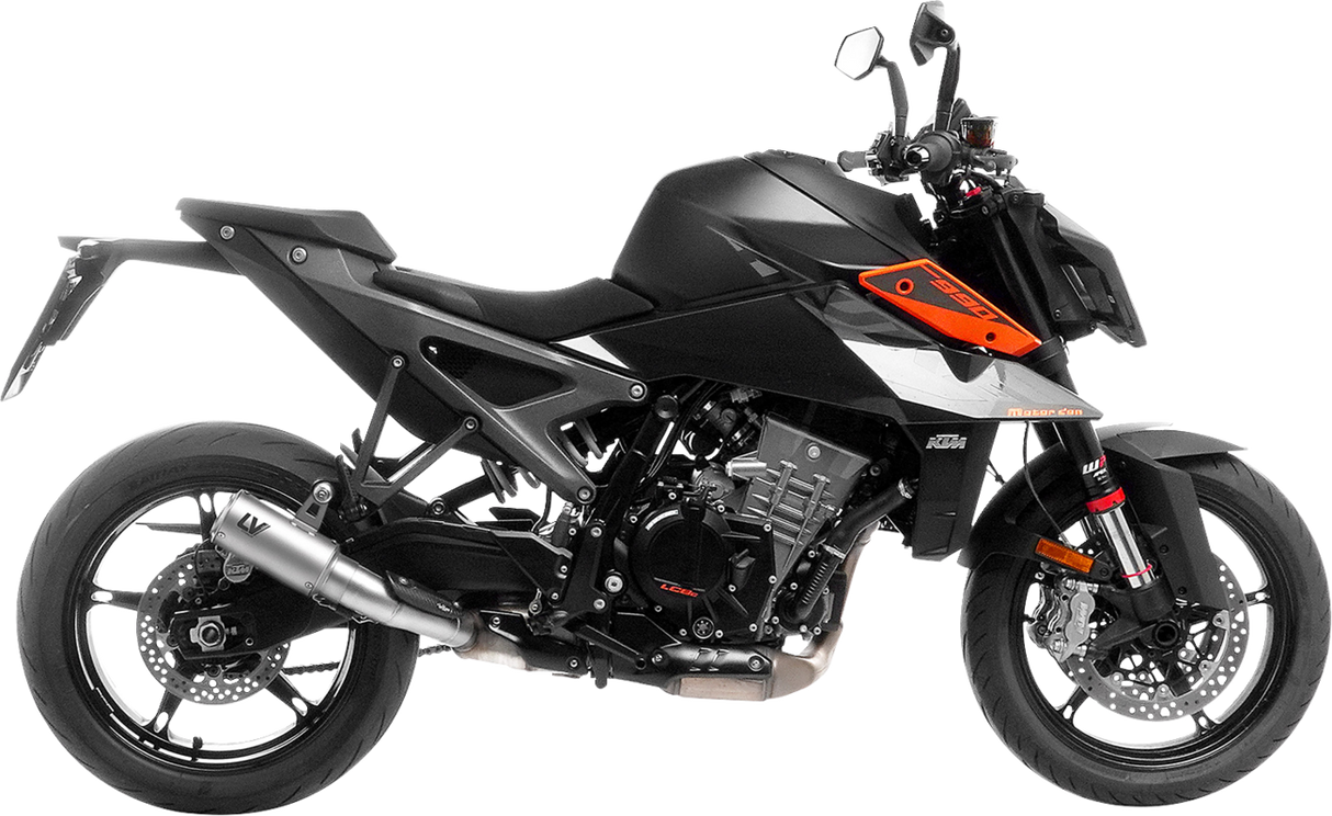 LV Corsa S Slip-On Muffler - Titanium - KTM 990 Duke 2024 - 2024