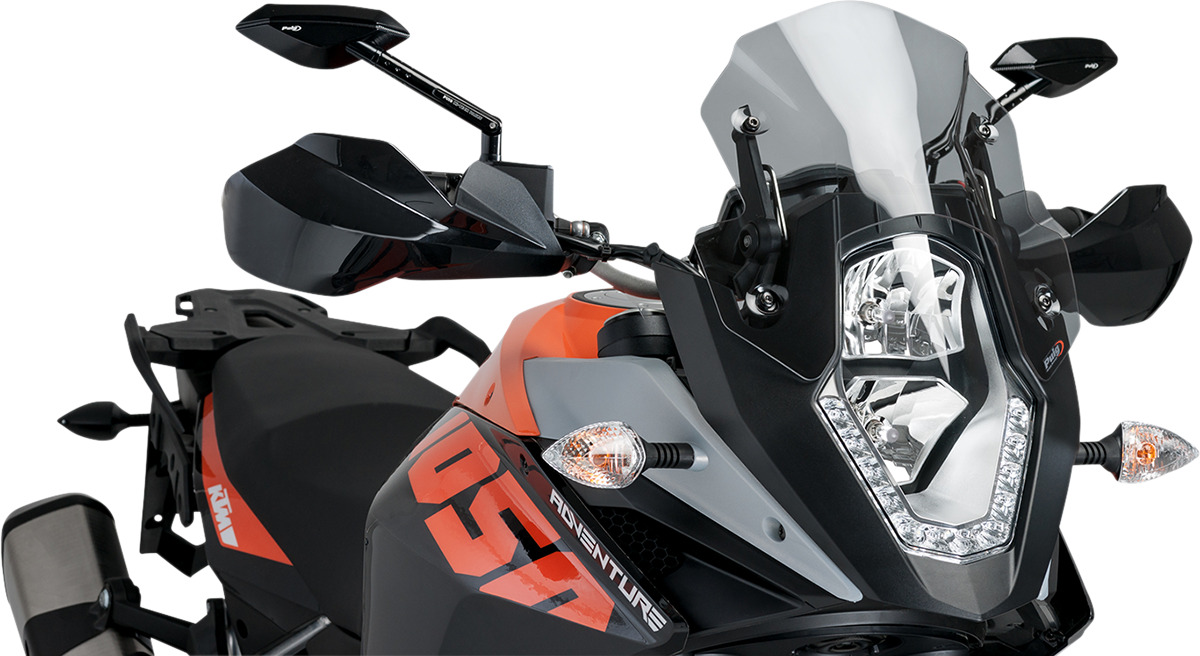 New Generation Windscreen - 12-3/8\" - Smoke - KTM Adventure 2013 - 2019