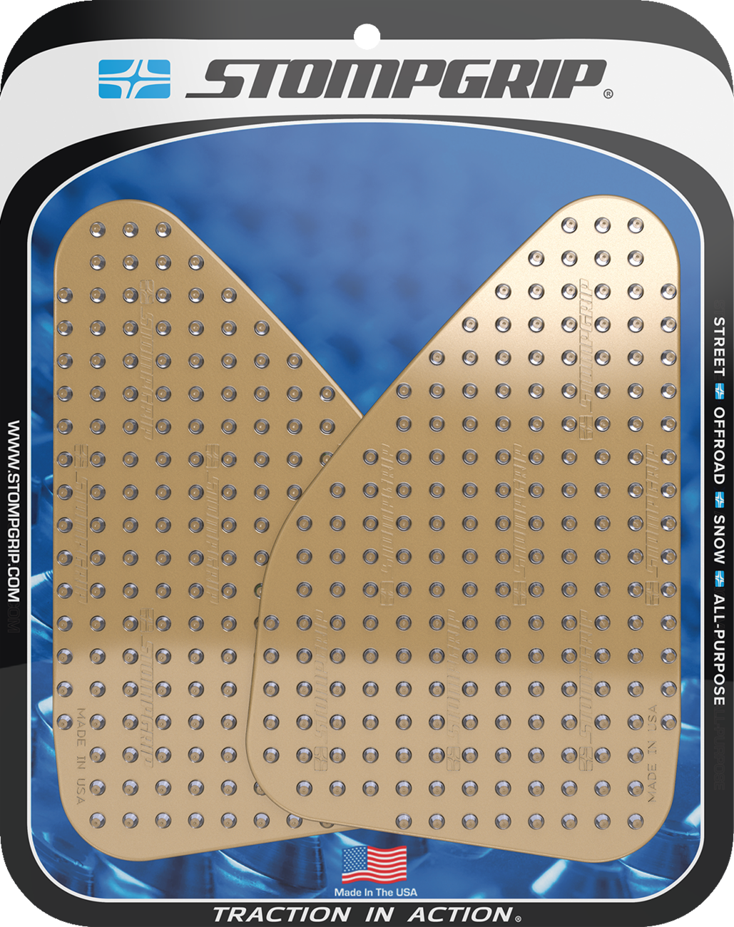 Traction Pad Tank Grips - Volcano - Clear - MT-09 2024 - 2025