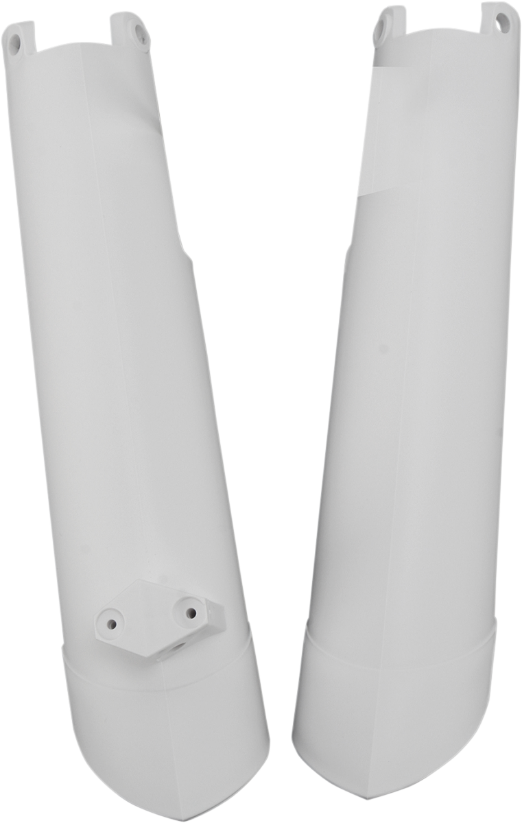 Lower Fork Covers for Inverted Forks - White 2008 - 2015