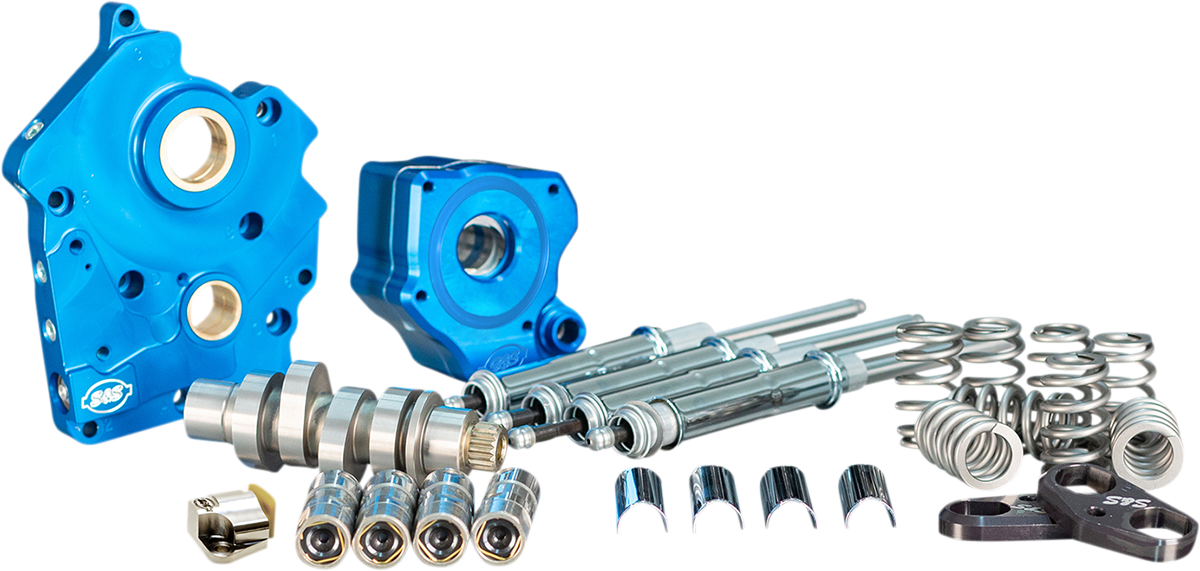 Cam Chest Kit with Plate - Chain Drive - Water Cooled - 540 Cam - Chrome Pushrods - M8 2017 - 2021