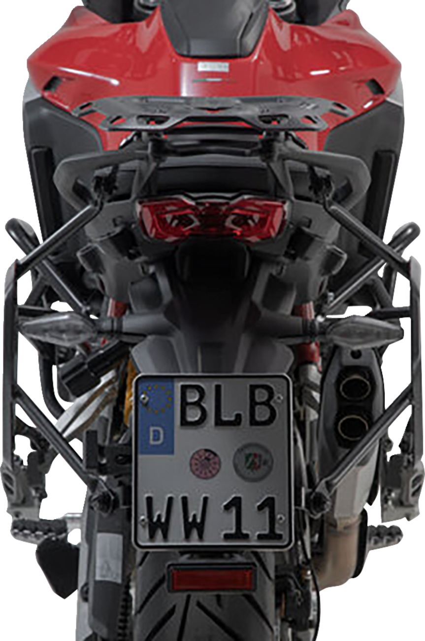 TRAX ADV Aluminum Case System - Black - Ducati Multistrada V4 \'21-\'24 2021 - 2024