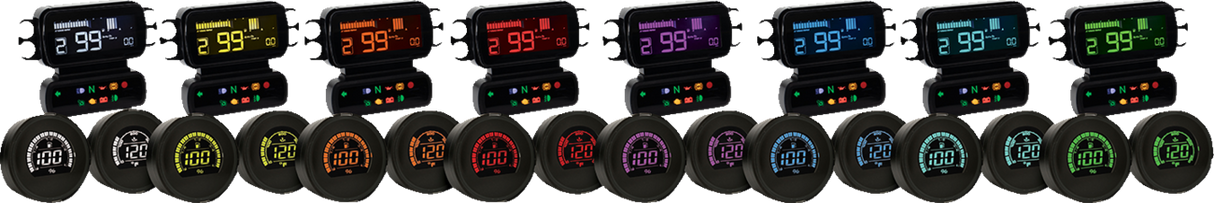 Complete D2 Gauge Kit - Engine Temperature - Harley Davidson® - Baggers 2014 - 2023