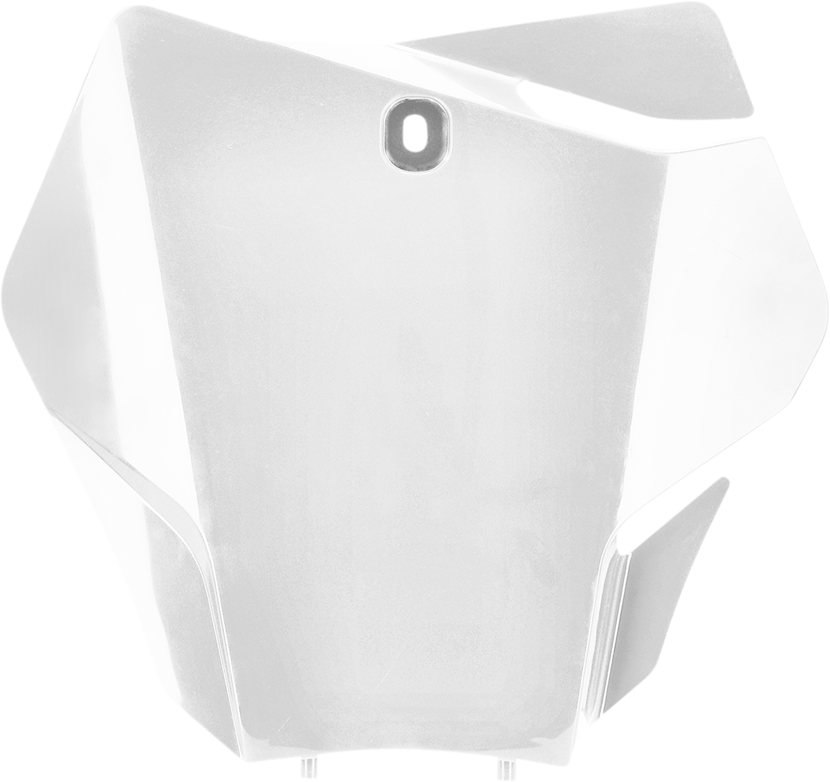 Front Number Plate - White 2021 - 2023