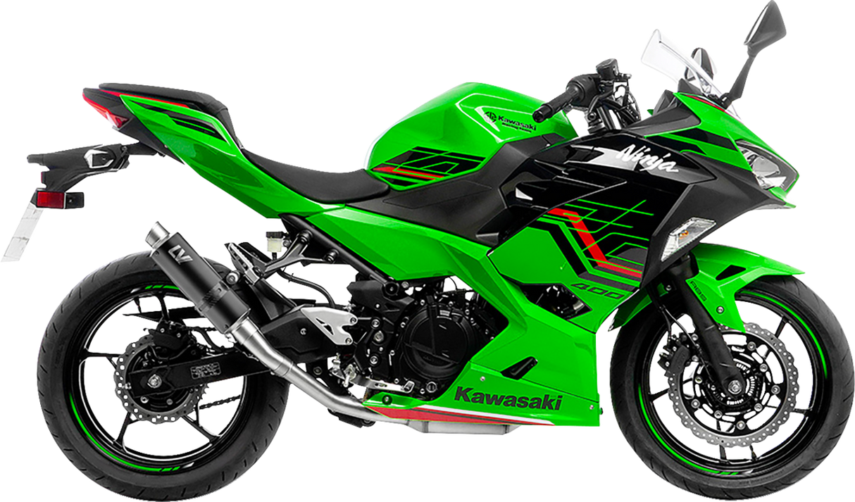 GP Corsa Slip-On Muffler - Black Edition - Ninja/Z 400 2018 - 2025