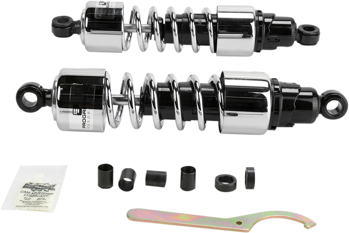 412 Series Shocks - Chrome - 12\" - Heavy Duty 1996 - 2018