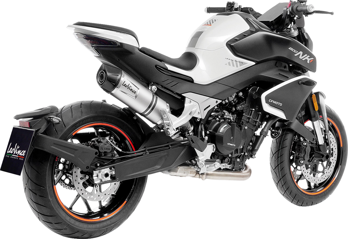 LV One EVO Slip-On Muffler - Silver 2024 - 2024