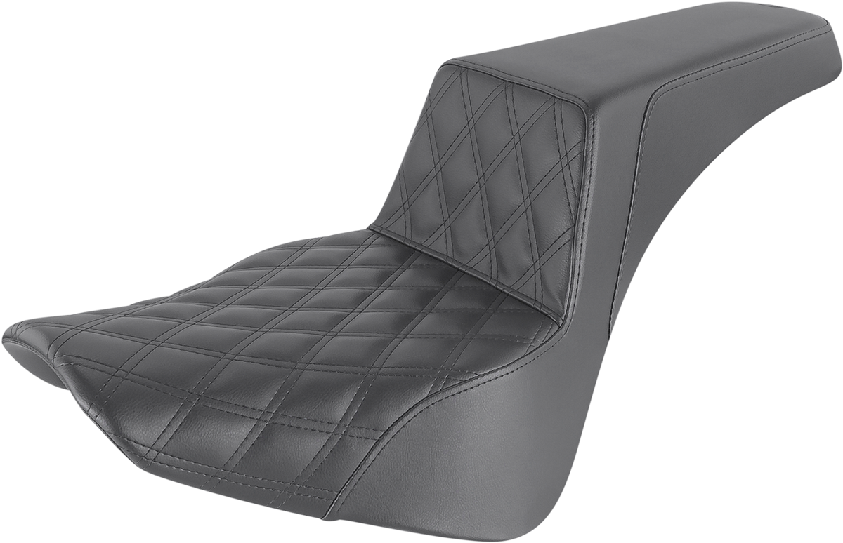Step-Up Seat - Front Lattice Stitch - Black 2018 - 2020