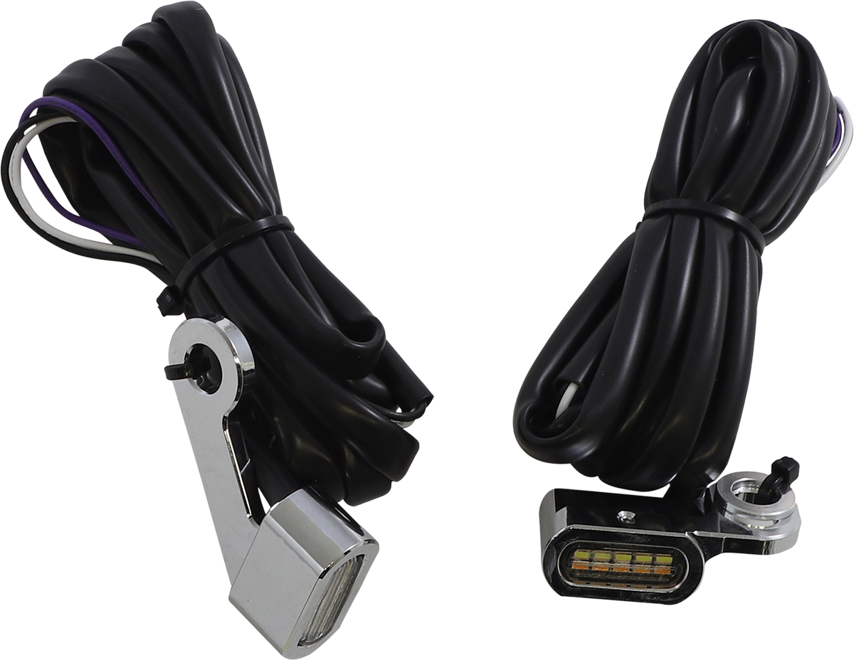 Marker Lights - White/Amber - Chrome 2014 - 2022