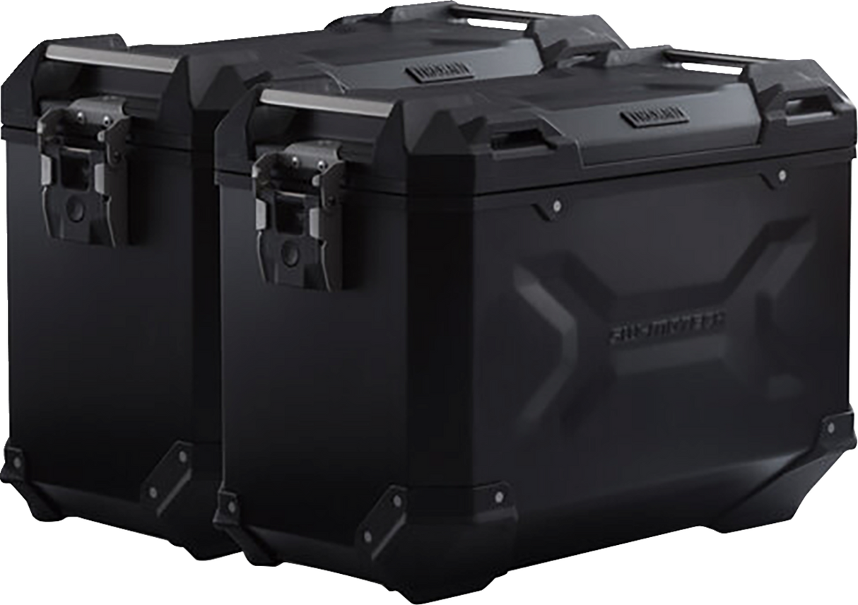 TRAX ADV Aluminum Case System - Black - Honda CB/CBR/NX 500 \'13-\'24 2013 - 2024