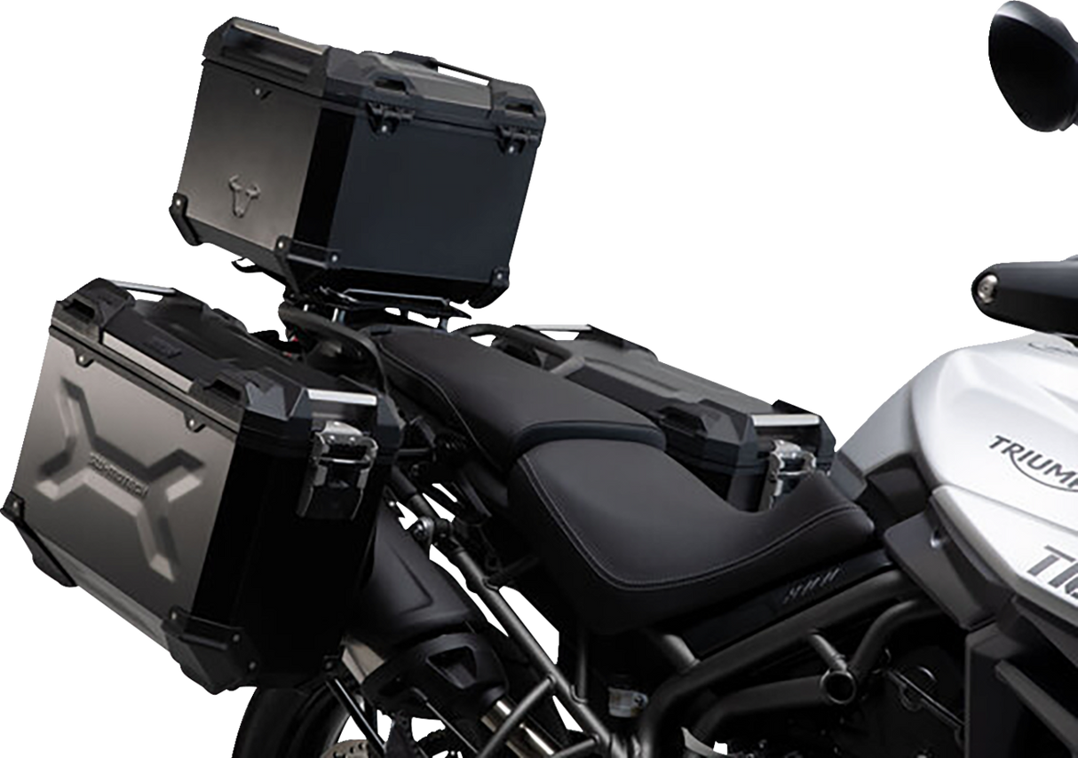 TRAX ADV Top Case System - Black - Triumph Tiger 800 \'10-\'19 2010 - 2019