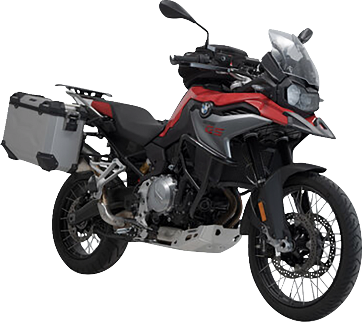 TRAX ADV Aluminum Case System - Silver - BMW F 750/800/850/900 GS \'18-\'24 2018 - 2024