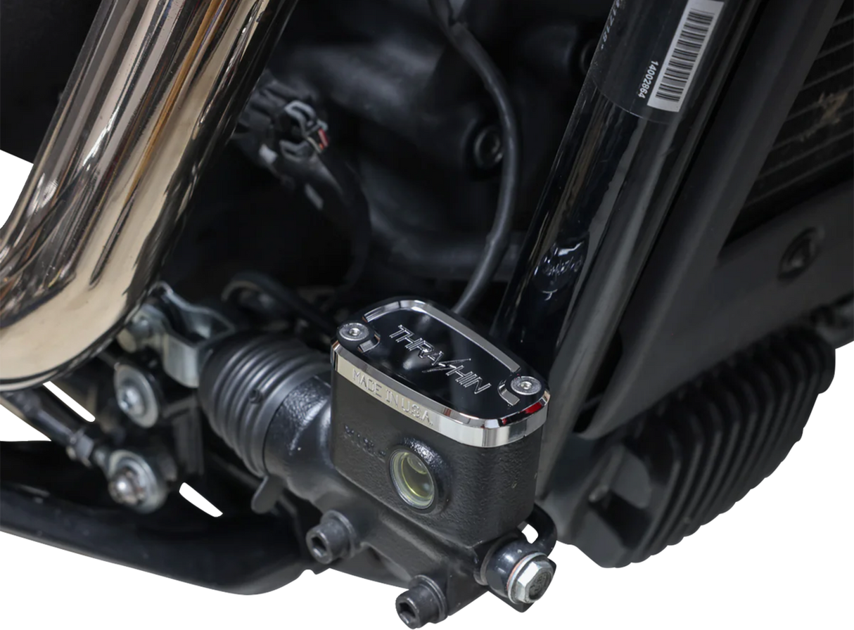 Brake Reservoir Cap - Rear - Chrome - \'18+ Softail 2020 - 2024