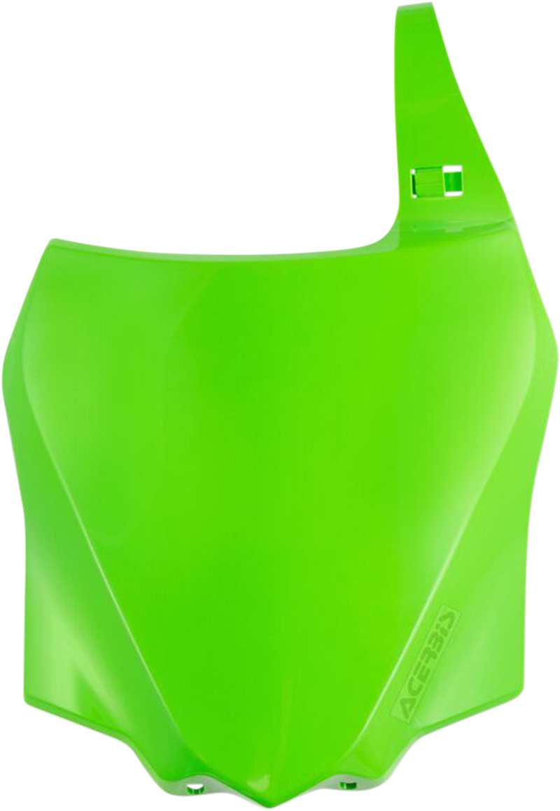 Front Number Plate - Green 2014 - 2023