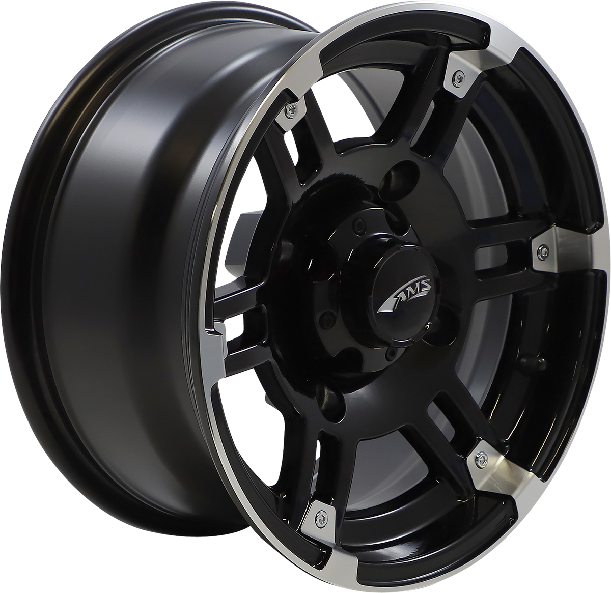 Wheel - Roll\'n 104 - Front/Rear - Machined Black - 14x7 - 4/156 - 4+3 1993 - 2020