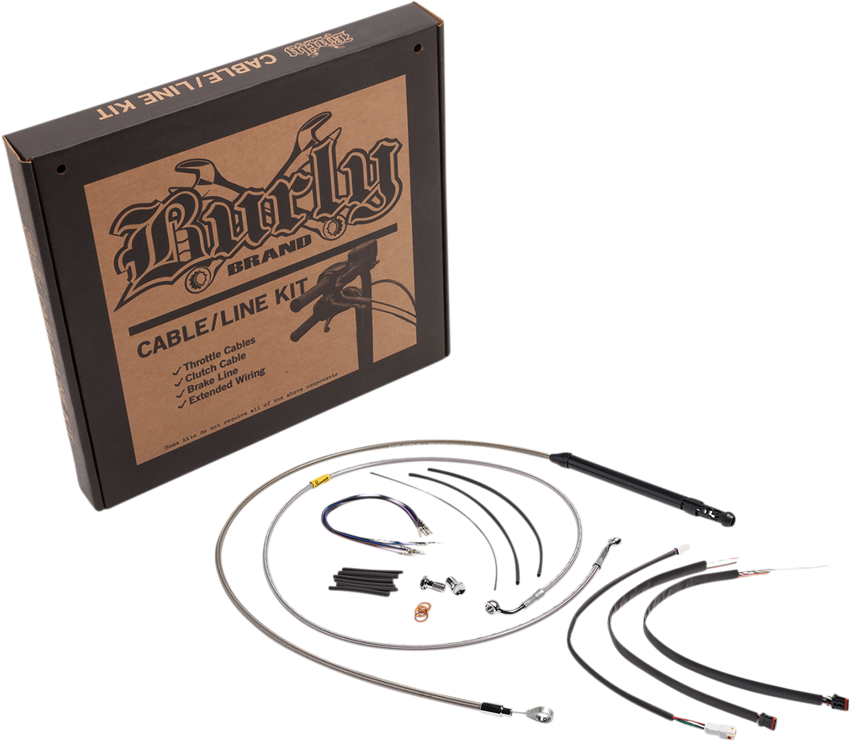 Control Kit - 18\" Gorilla Handlebars - Stainless 2018 - 2024