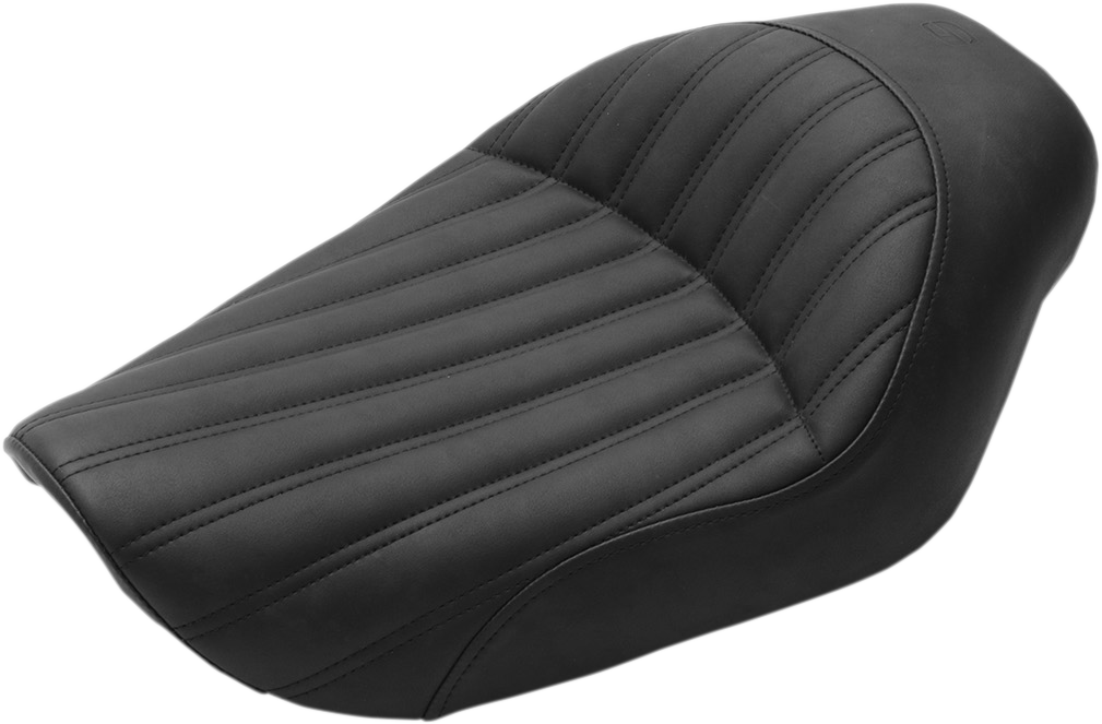 Knuckle Solo Seat - Ribbed - Black - FXD \'96-\'03 1996 - 2003
