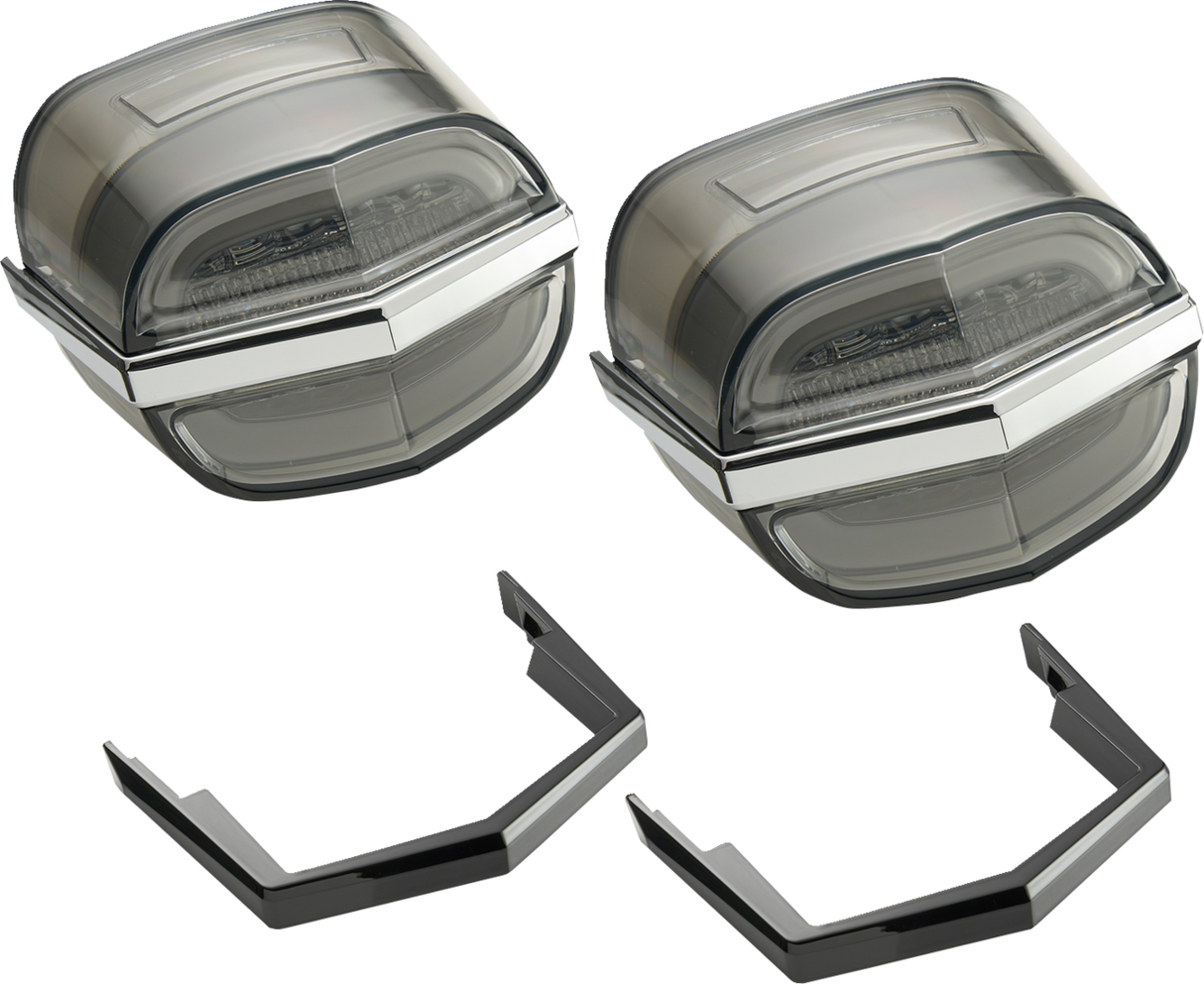 Taillights - Light Smoke Lens - Tri Glide 2009 - 2024
