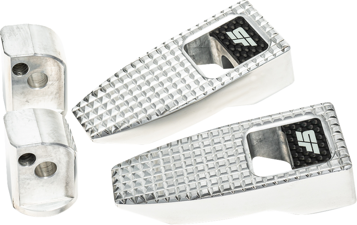 Speed Pegs - Silver Polished - Rear 2018 - 2023