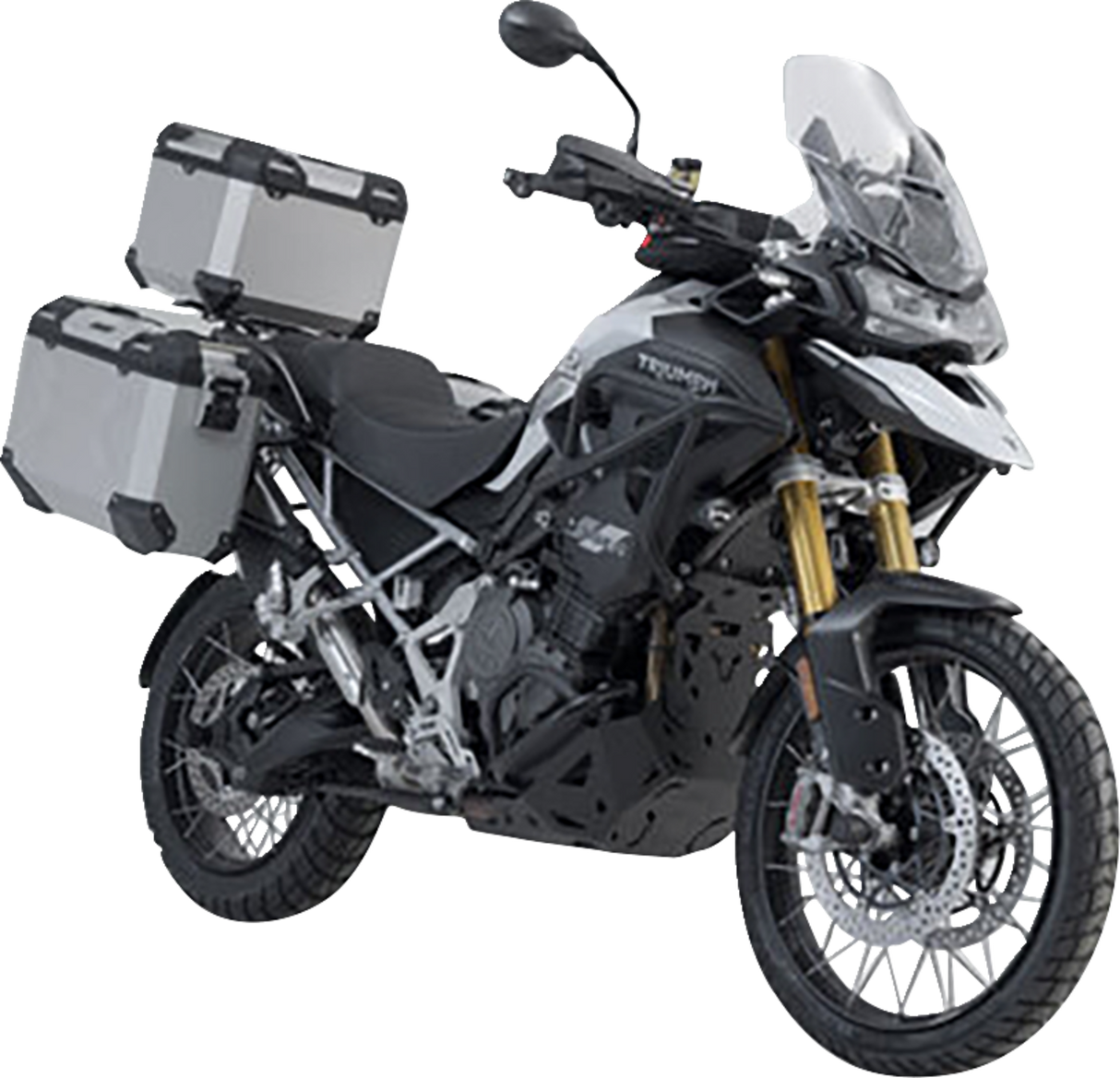 Adventure Luggage System - Silver - Triumph Tiger \'20-\'24 2020 - 2024