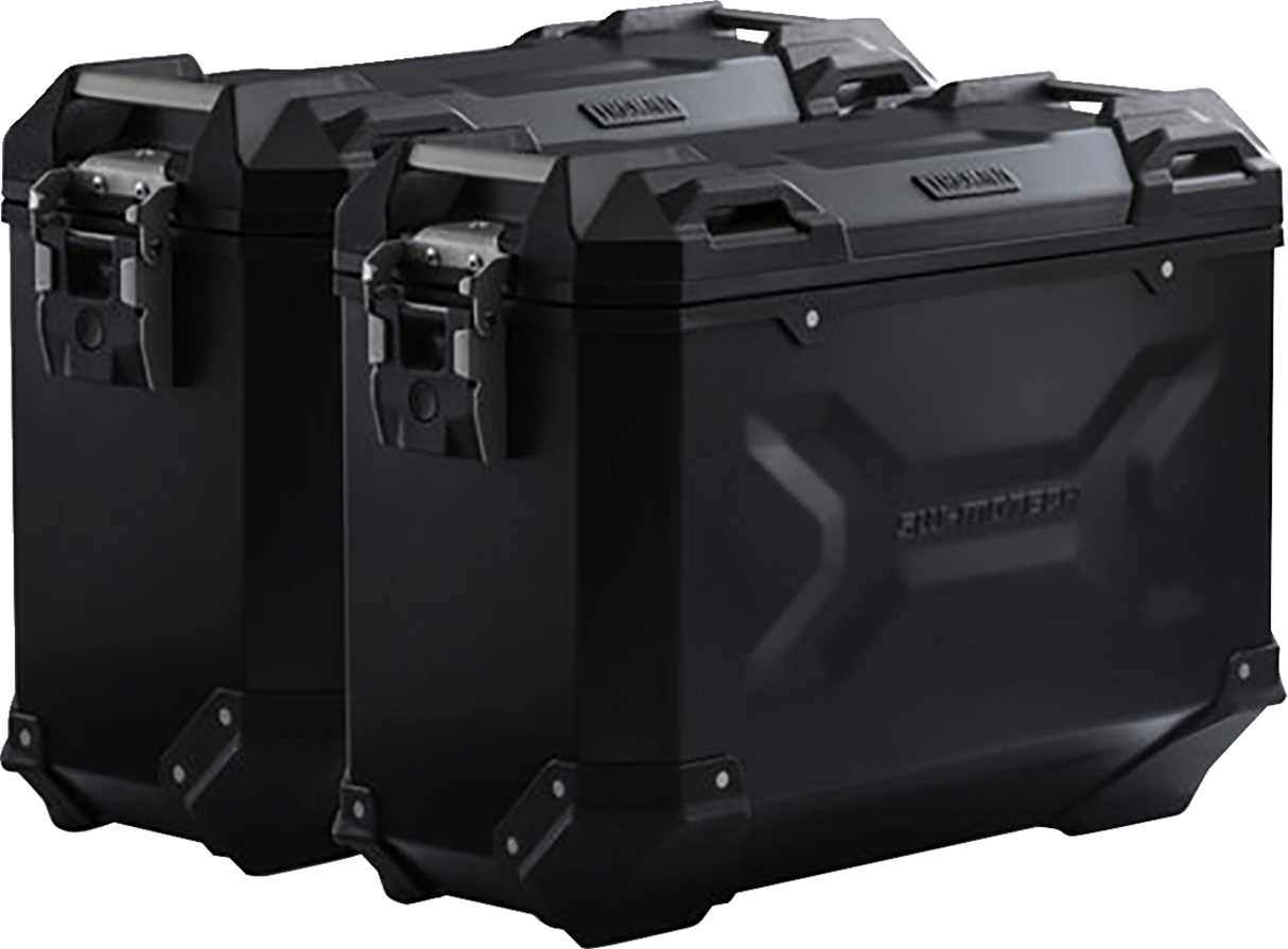 TRAX ADV Aluminum Case System - Black - Honda Africa Twin \'19-\'24 2019 - 2024