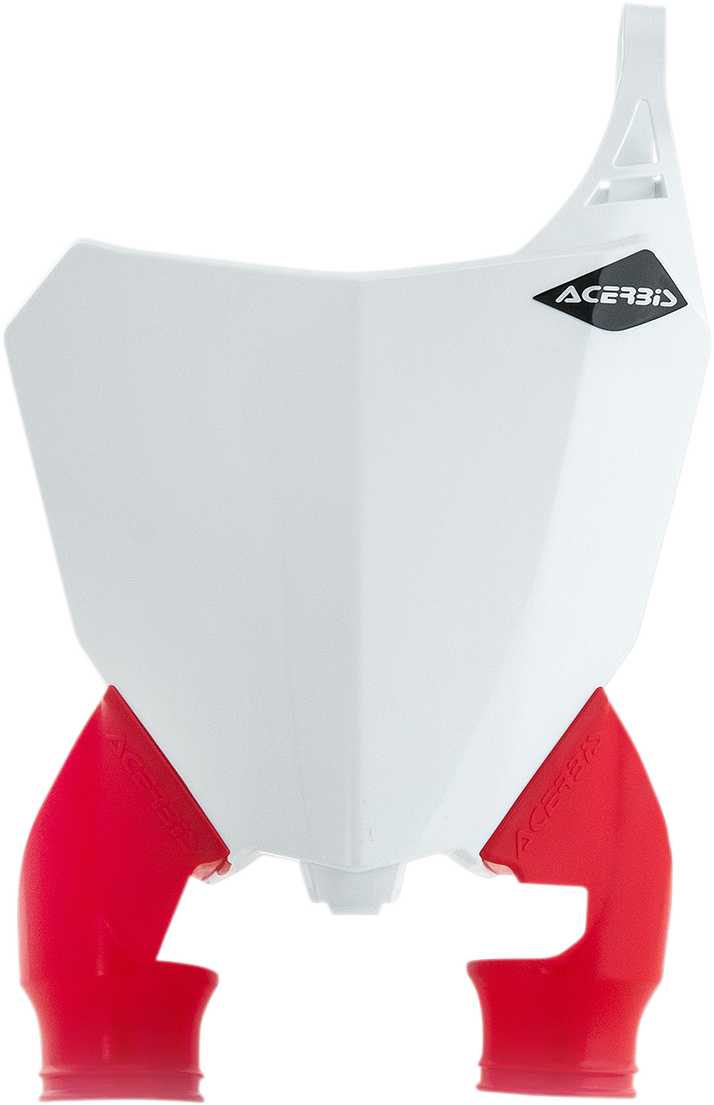 Raptor Number Plate - White/Red 2017 - 2022