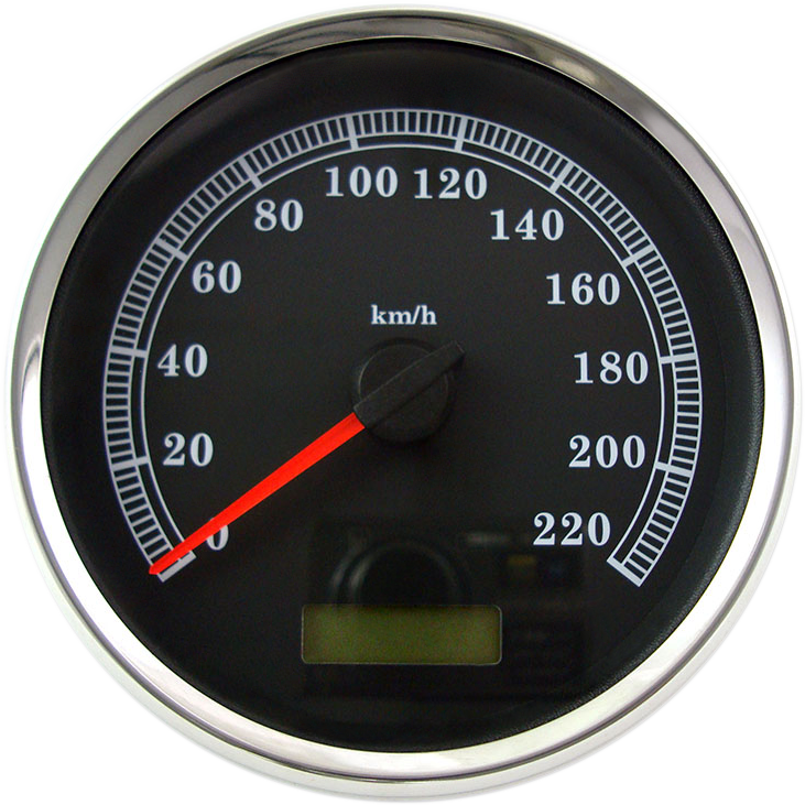 Electronic Speedometer - Black - 220 KPH 2004 - 2013