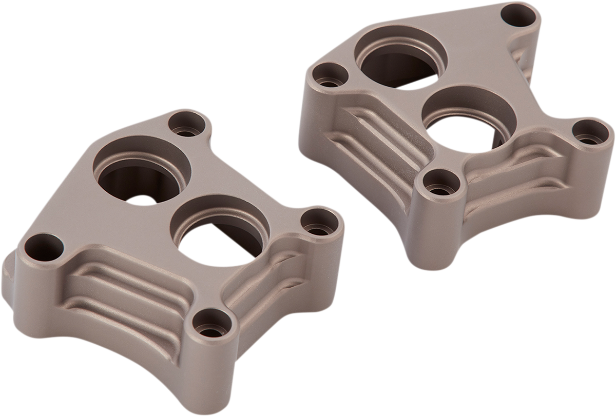 Lifter Block Covers - 10 Gauge - Titanium 1999 - 2017 – Motorcycle Depot