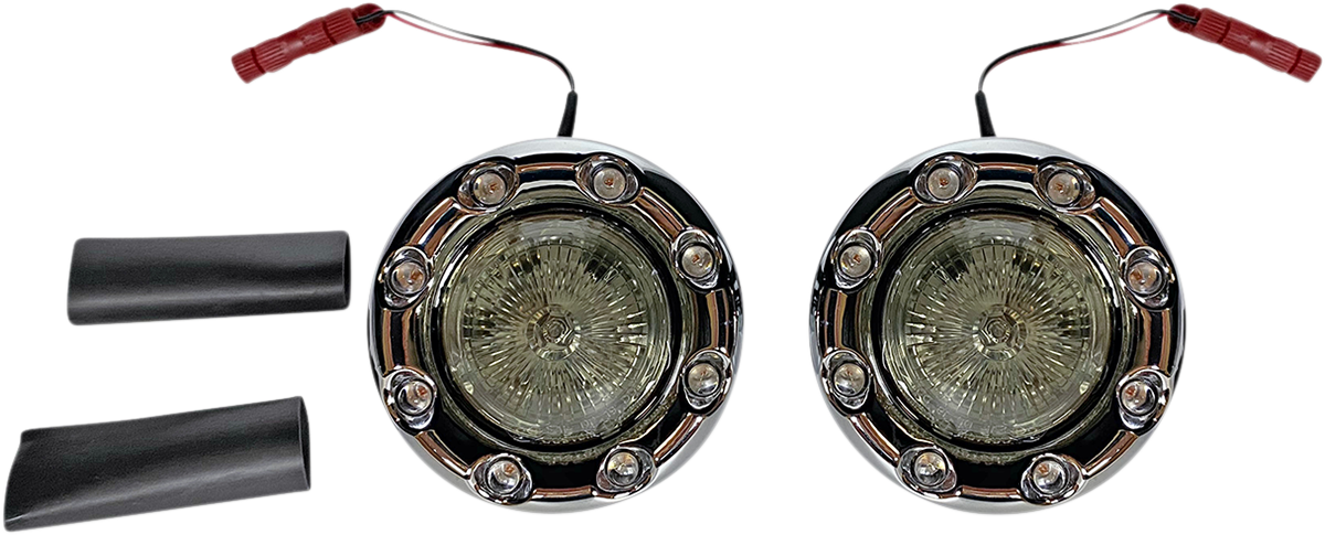 ProBEAM® Bullet Ringz™ LED Turn Signals - Chrome/Smoke 2014 - 2023