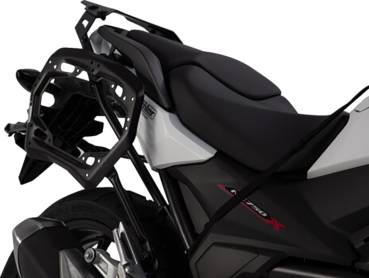 TRAX ADV Aluminum Case System - Silver - Honda NC750 \'16-\'20 2016 - 2020