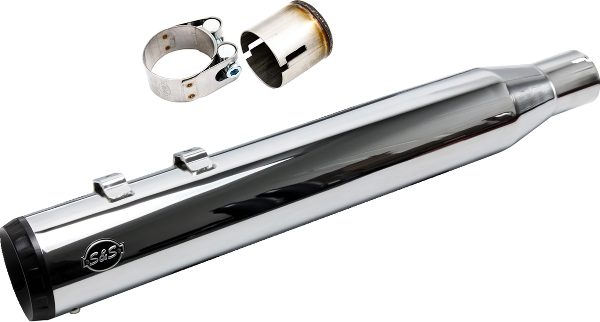 2-into-1 Swindler Exhaust Conversion Kit - 4\" - Chrome - M8 Touring 2017 - 2025