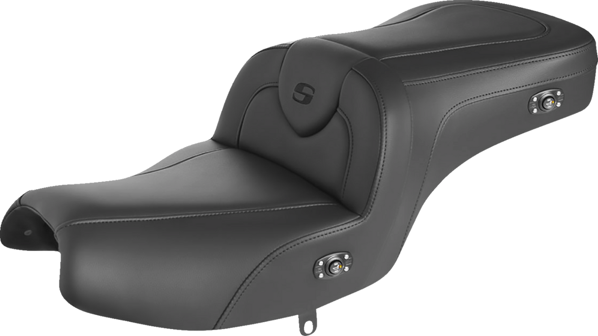 RoadSofa™ Seat - without Backrest - Black w/ Black Stitching - Heated - Challenger \'20-\'22 2020 - 2022
