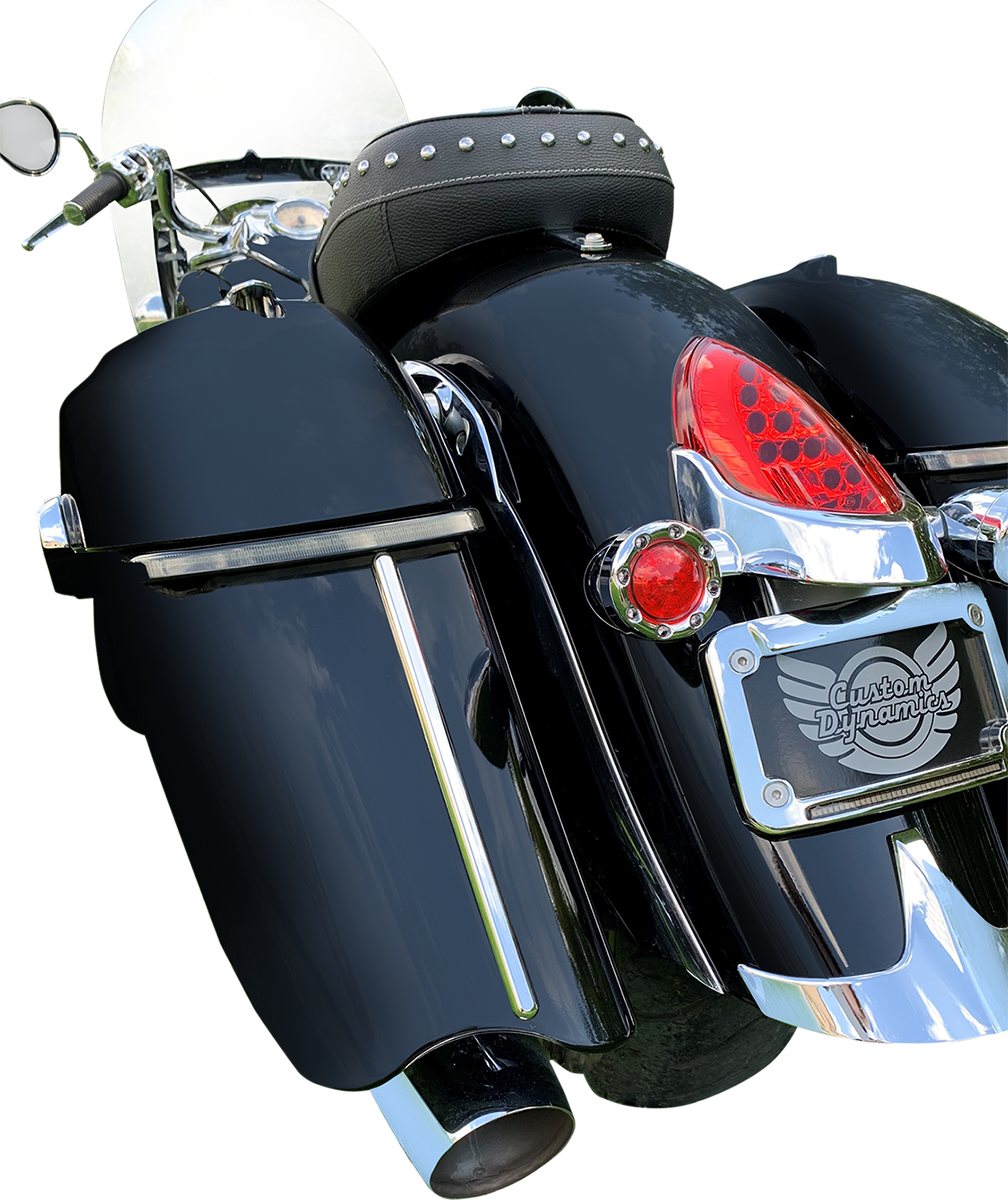 Saddlebag Lights - Low Profile - Smoke Lens - Indian 2015 - 2024