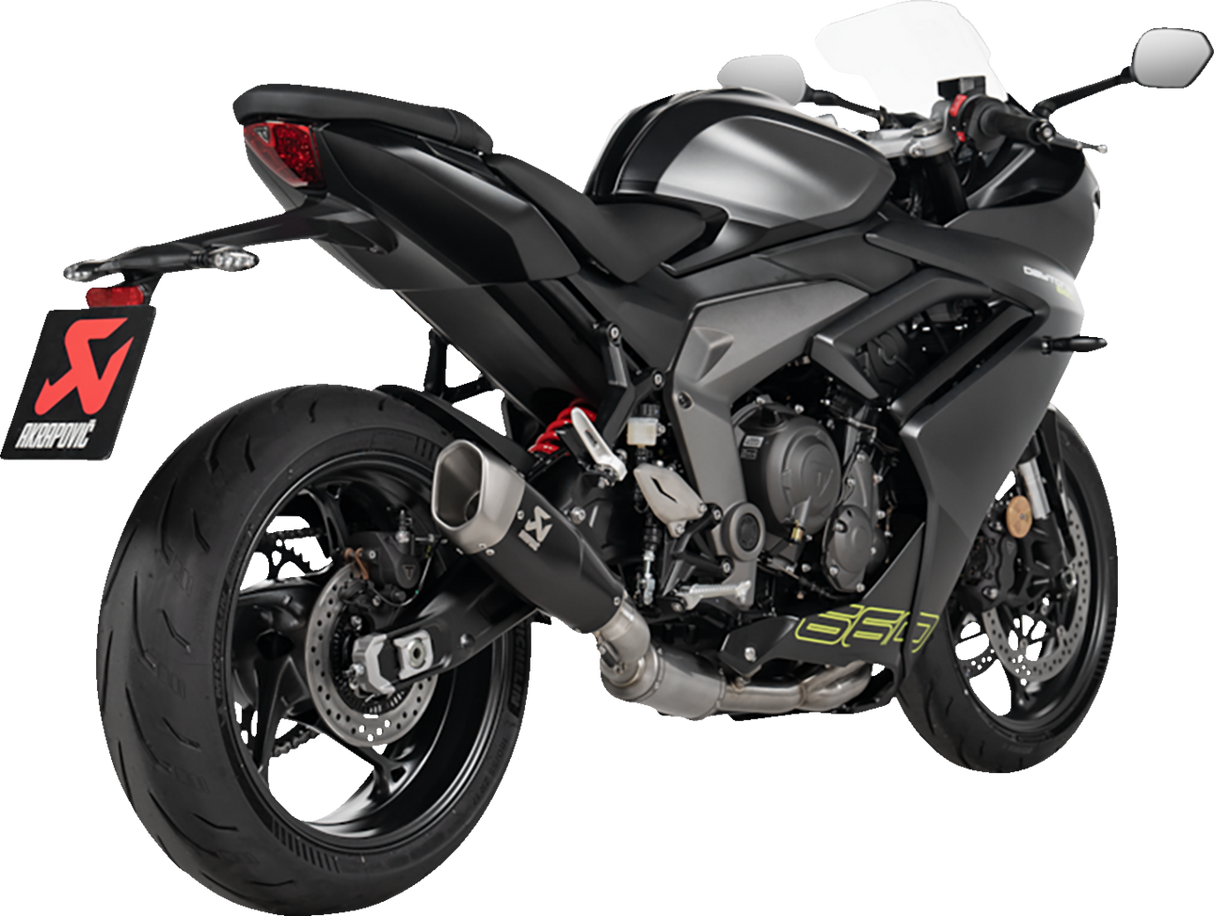 Racing Line Exhaust System - Titanium - Tiger Sport 660 2021 - 2025