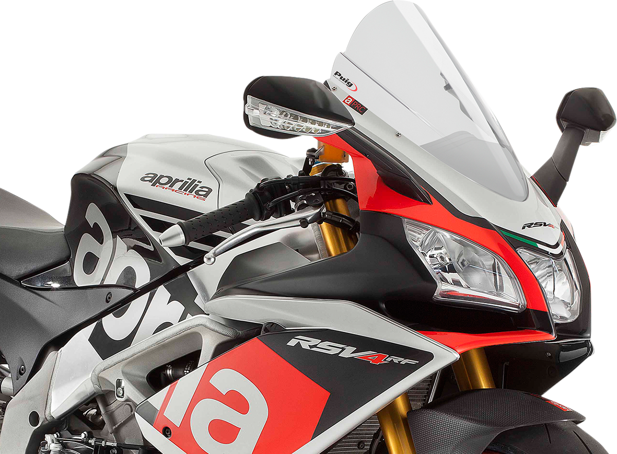 Race Windscreen - 15-1/2\" - Clear - RSV4 2016 - 2019