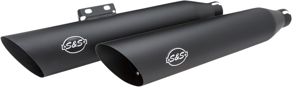 Slash Cut Mufflers - 50 State - Black 2018 - 2020