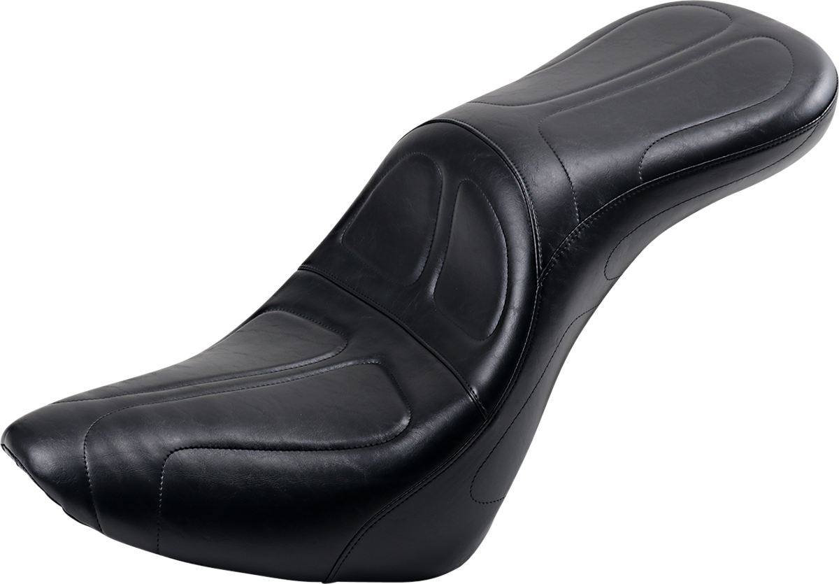 Maverick Daddy Long Legs Seat - Black - Stitched - Softail \'18-\'23 2018 - 2023