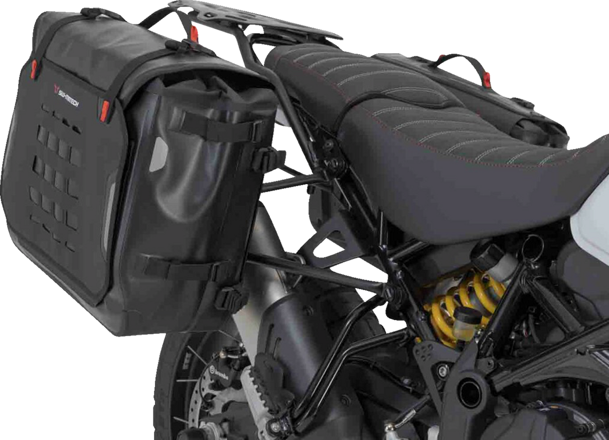 SysBag Side Bag System - Black - Ducati DesertX \'22-\'24 2022 - 2024