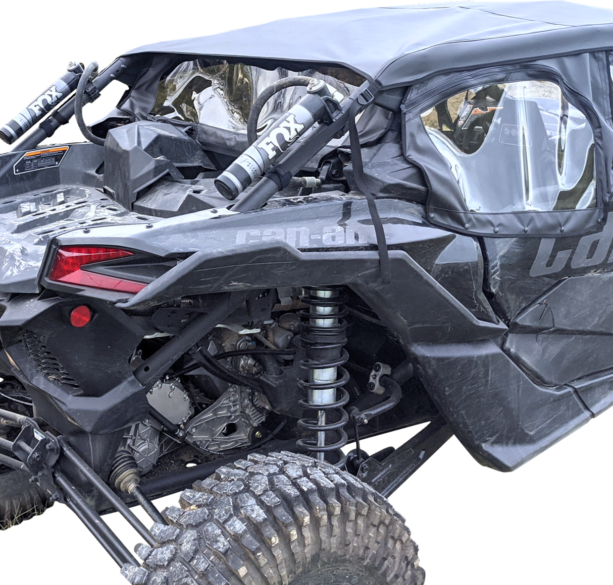 Soft Upper Doors - Black - Can-Am - Maverick X3 Max 2017 - 2023