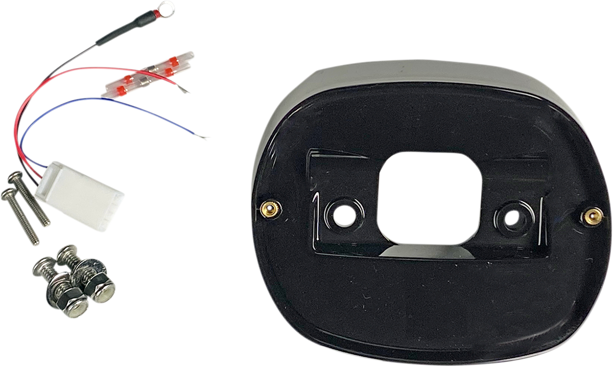 Taillight Baseplate - Black 1973 - 1998
