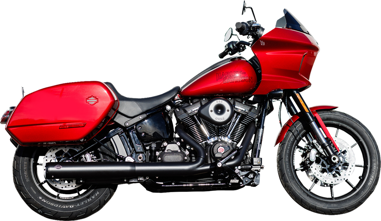 Grand National Slip-On Muffler - 50 State - 4\" Black - M8 Softail 2025 - 2025