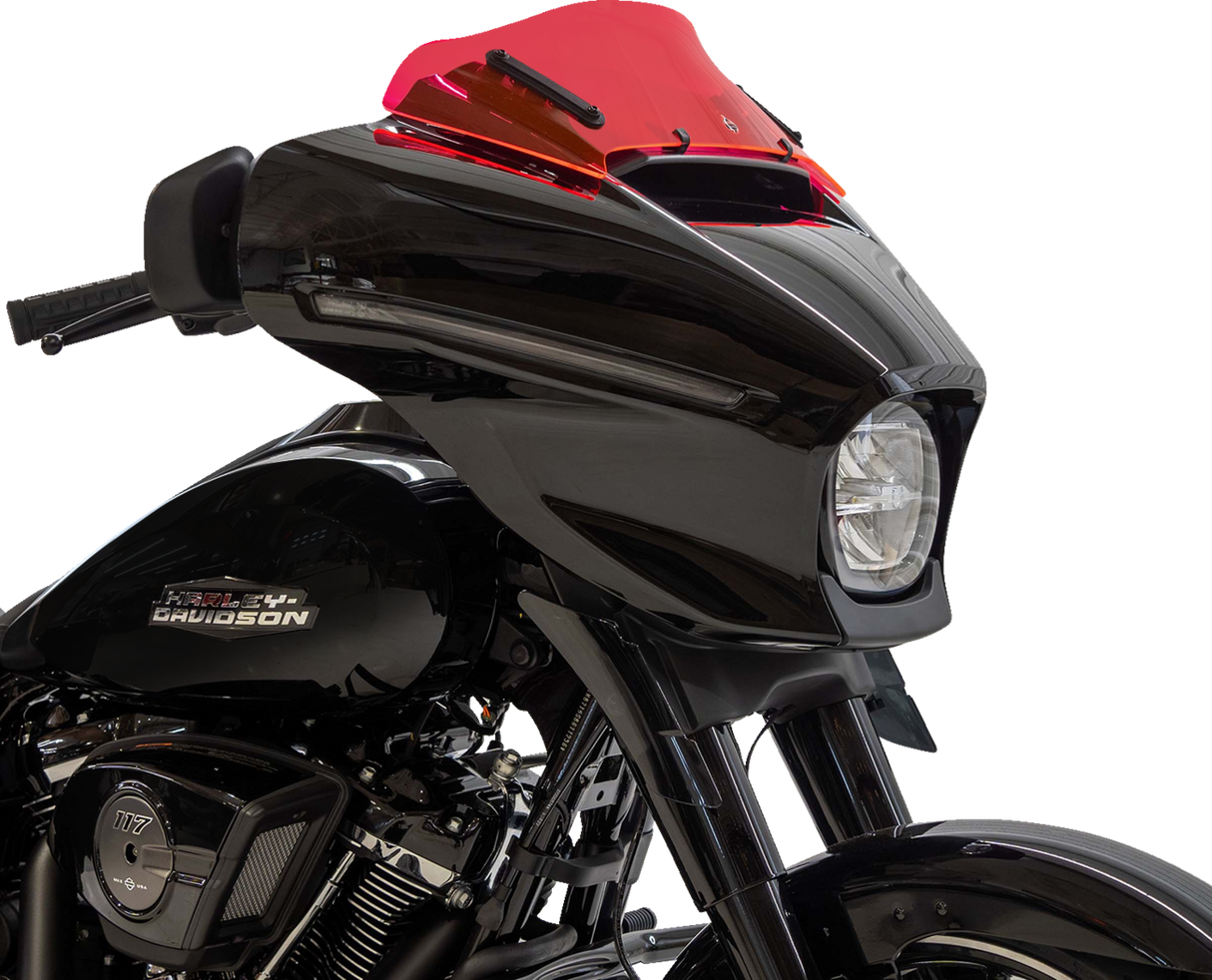 Kolor Flare™ Windshield - 6-1/2\" - Pink Ice - FLHX 2023 - 2025