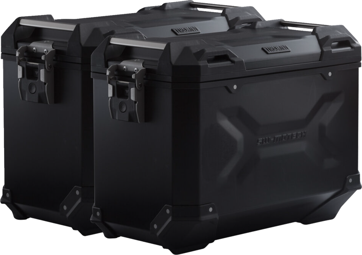 TRAX ADV Aluminum Case System - Black - Honda NC750 X \'20-\'24 2020 - 2024